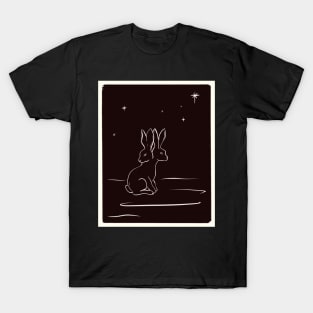 Lucky Two Headed Rabbit Alternative Art T-Shirt